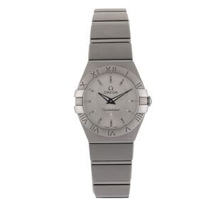 OMEGA Constellation 123.10.24.60.02.001 Silver 24mm Steel Ladies Watch Box/Card